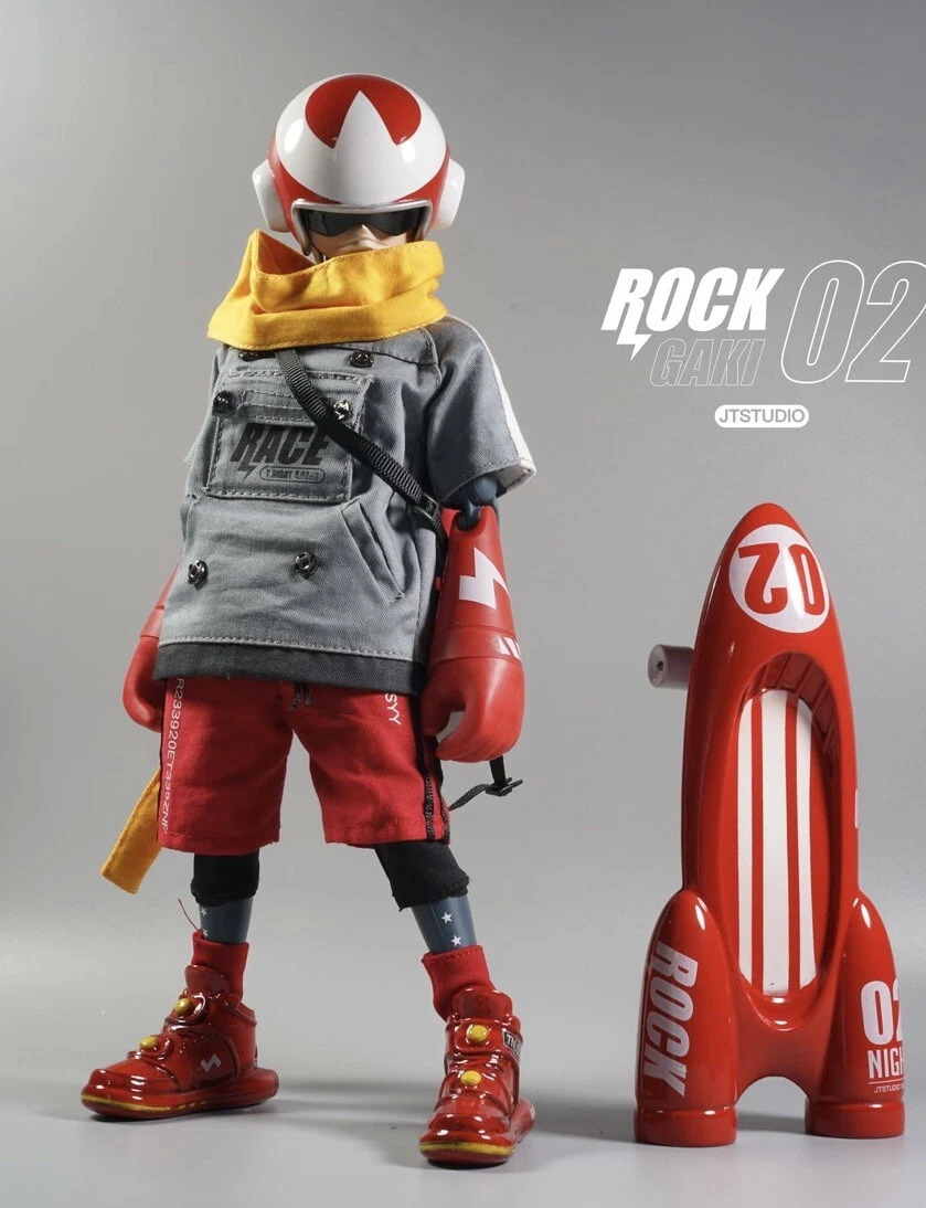 J.T STUDIO ROCK GAKI DAY NIGHT Mega Man Protoman 1/6 Scale Blue&Red Sealed