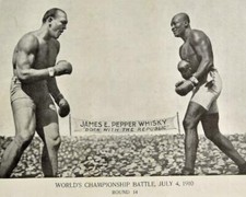 JACK JOHNSON vs JIM JEFFRIES 1910 Legends Box...