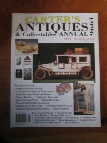 MAGAZINE CARTER'S ANTIQUES & COLLECTABLES ANNUAL 1996  GREAT  *** MUST SEE