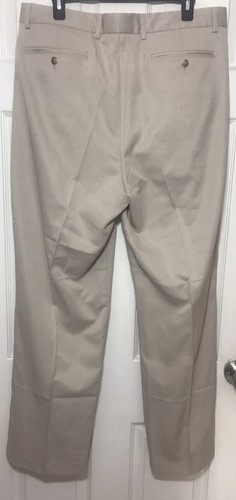 Cutter & Buck Pants Mens 36x32 Drytec Khaki Chino Straight Leg Golf Preppy Dad - Picture 2 of 7