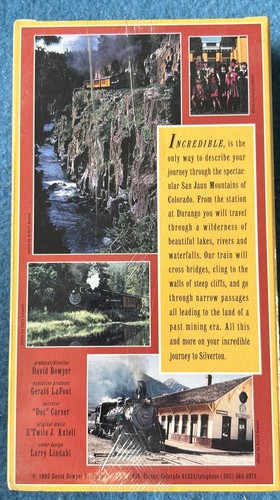 Die unglaubliche Reise Durango nach Silverton VHS-Videoband neu versiegelt Eisenbahn - Bild 2 von 3