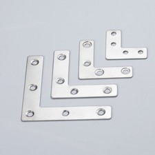 Quality Corner Braces Brackets Flat L Shape Stainless Steel Brace Bracket