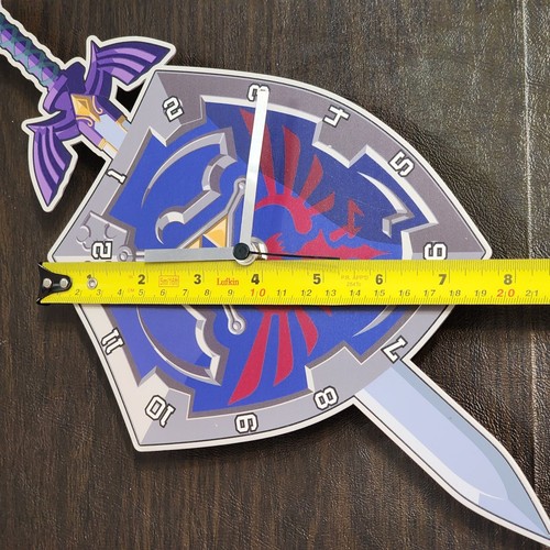 The Legend Of Zelda Metal Wall Clock - Official Merchandise SWORD & SHIELD Works - Picture 19 of 21