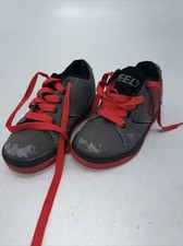 Heelys 770256 Black And Red Size Youth 1 Rolling Skate Shoes NO WHEELS