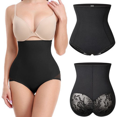 Women High Waist Panty Butt Lifter Knicker Body Shaper Shorts Panties Underwear - Picture 23 of 38