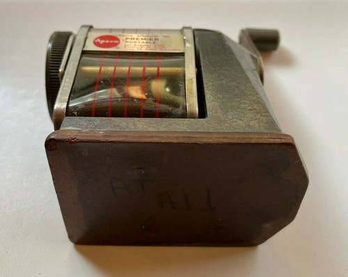 Vintage Apsco Pencil Sharpener - Premier Portable - Type 4A Cutter Assembly - Picture 3 of 9