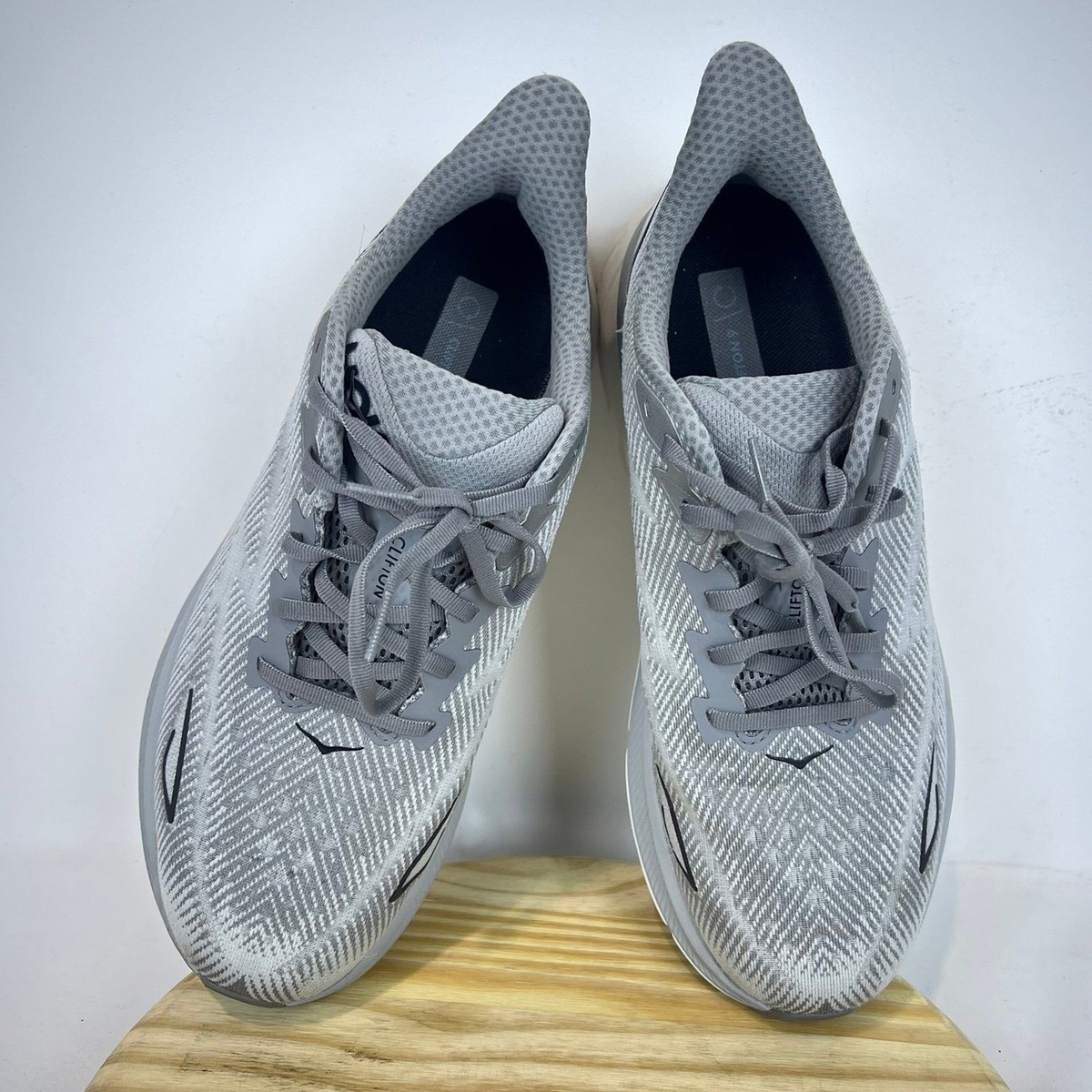 Hoka Clifton 9 1132210 HMBC Grey Sneaker Shoe Sz 10.5 Wide HOKA Clifton 9 Running | 1132210-HMBC-07.5EE | The Drop Date main image 4