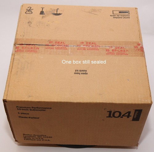 PAIR Vintage Boston Acoustics PRO 10.4LF ProSeries Subwoofers Made In Usa NEW - Picture 17 of 23