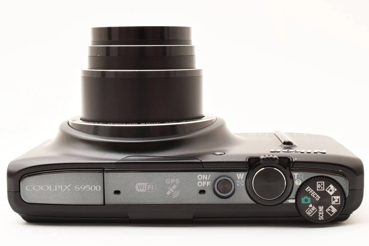 Nikon CoolPix S9500 Black 18.1MP 22x Zoom digital camera From