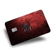 Spider Man Logo Card Skin/Credit Card Sticker- Spider Man Gaming Skin/ Sticker