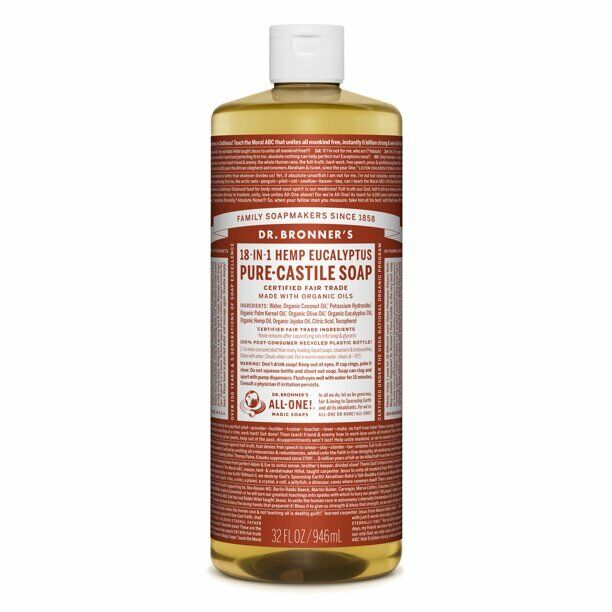 Dr. Bronner's Eucalyptus Pure-Castile Liquid Soap /32 oz