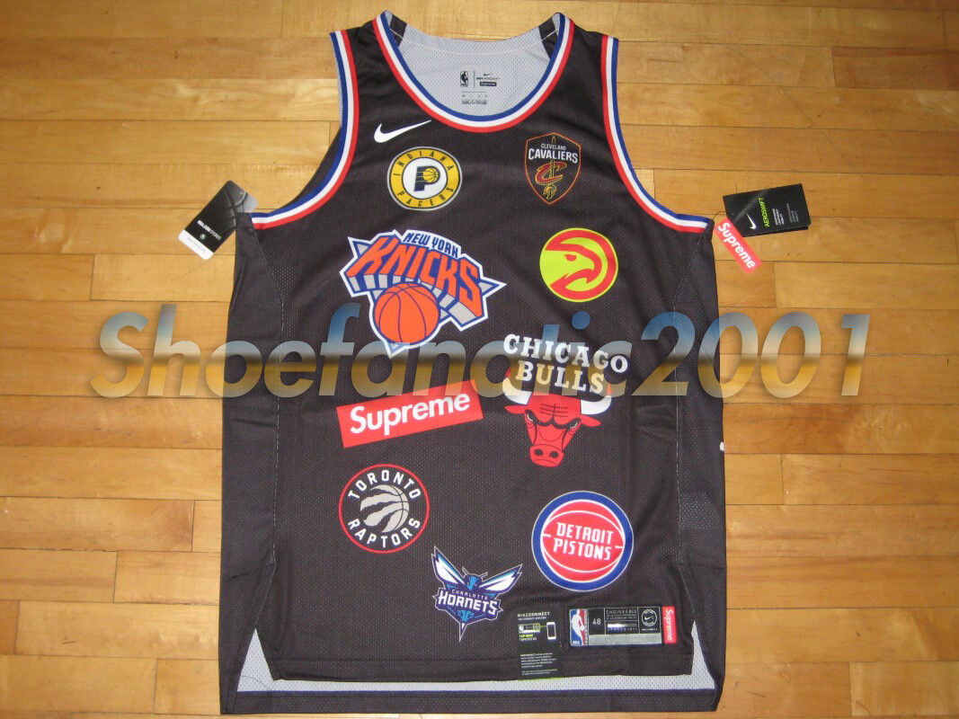 Supreme Nike NBA Authentic Jersey Box Logo L Aerofit | eBay