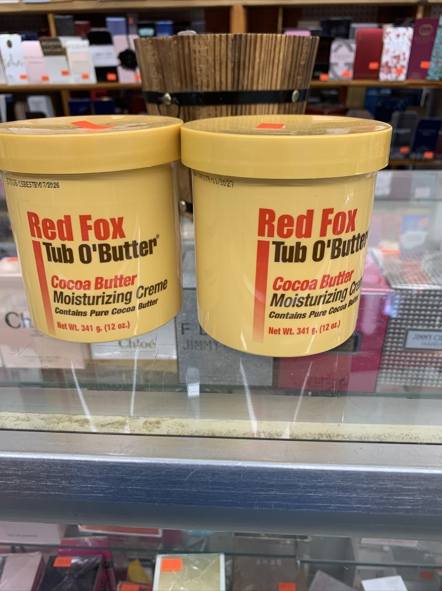 2 Red Fox Tub O' Butter Cocoa Moisturising Cream 12 Oz EACH | eBay