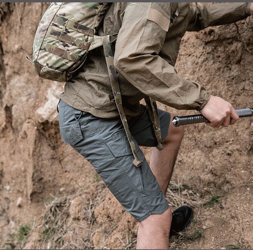 Pantalones Cortos de Combate Impermeables para Hombres Ejército Militar Pantalones de Carga Urbanos Informales Camuflaje - Imagen 28 de 28