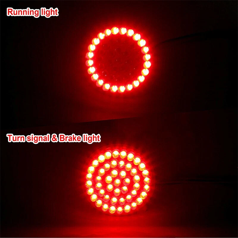 Luz trasera de señal de giro con lente de humo LED 12V apta para Harley Tri Glide 2014-2016 2015 Foto 4 de 4