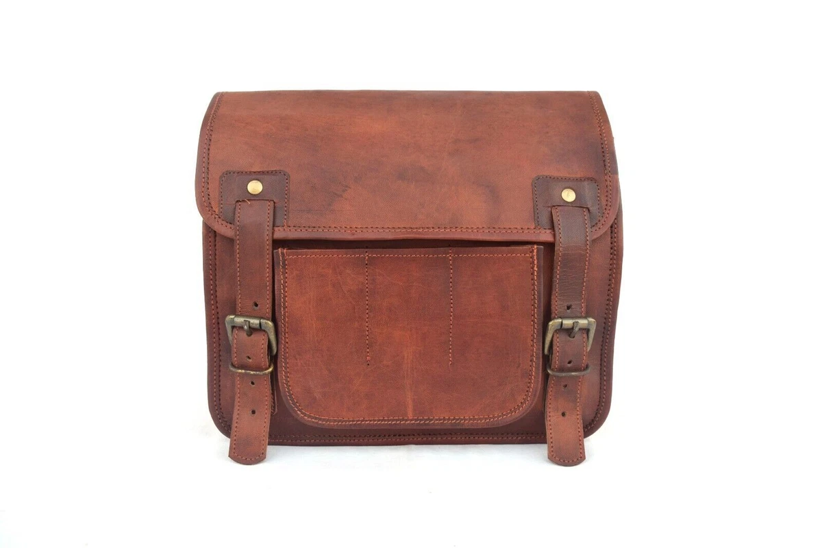 Small side bag store for motorcycle