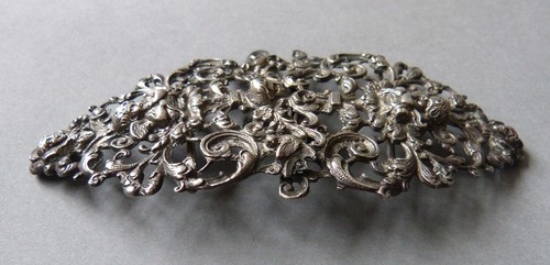 Boucle de ceinture métal 19e siècle Ange angelot buckle angel - Picture 2 of 4