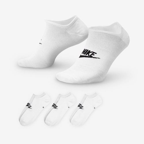 NIKE Everyday Essential No Show Socks 3-Paar 3 Pair Socken Sox Unisex Weiß
