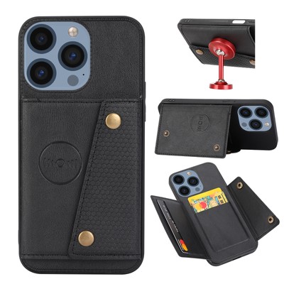 Car Magnetic Holder Stand Wallet Card Bag Case Cover Back Hot For Various Phone