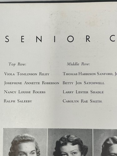1955 Charles L. Coon High School Yearbook - Wilson, North Carolina - Cocoon - Picture 8 of 11