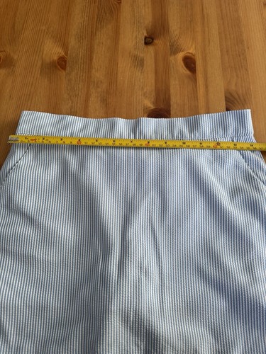 Girls Vineyard Vines Blue Seersucker Scalloped Skort M 10-12 Blue - Picture 6 of 7