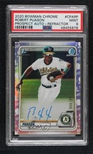 2020 Bowman Chrome Prospects Refractor /499 Robert Puason PSA 9 MINT Auto 0s9f
