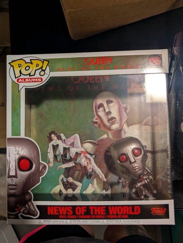 Funko Pop! Albums Queen News of the World Robot Vinyl Figure #06