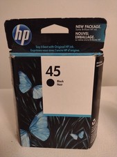 HP 51645A 45 Ink Printer Cartridge - Black New Old Stock