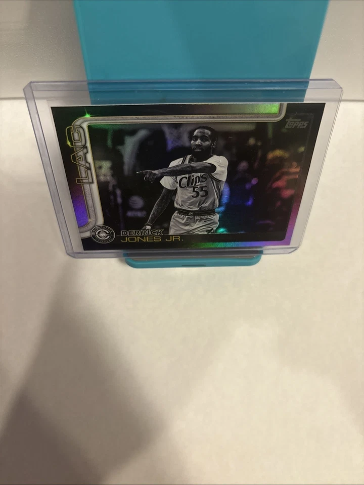 2025 Topps Derrick Jones Jr. Blackout Black Friday Exclusive SP - Image 2 of 3