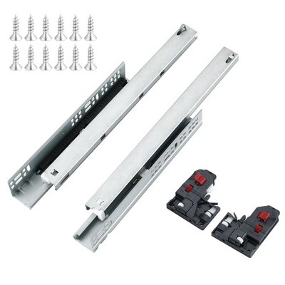6 Pair 16 Inch (400mm) Soft Close Undermount Drawer Slides,100LB Load Capacit...