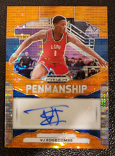 VJ EDGECOMBE 2024 Prizm Draft Picks PENMANSHIP ORANE PULSAR Auto LE 4/49