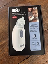 Braun Nasal Aspirator 1 Electric Baby Nose Suction 0 Months New