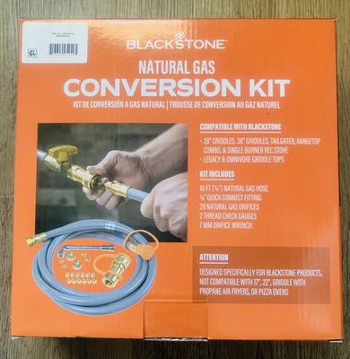 #ad New in Box Blackstone 5249 Gas Conversion Kit Propane to Natural Gas Gray $32.99
