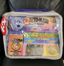 Ty Beanie Babies Official Club Platinum Membership Limited Edition Gift Set New