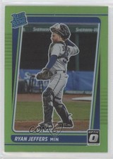 2021 Panini Donruss Optic Rated Rookie Lime Green Prizm Ryan Jeffers #93 11ta