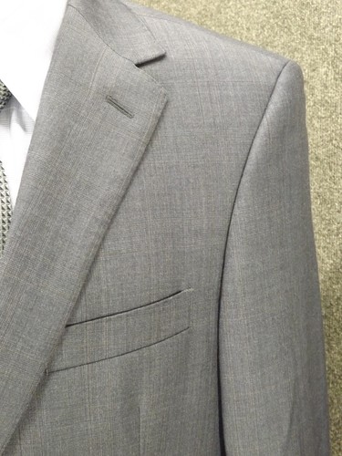 Jos A Bank Reserve 42R Blue Glen Plaid 38x31 Pant 100% Italian Sustaina Wool - Picture 3 of 15