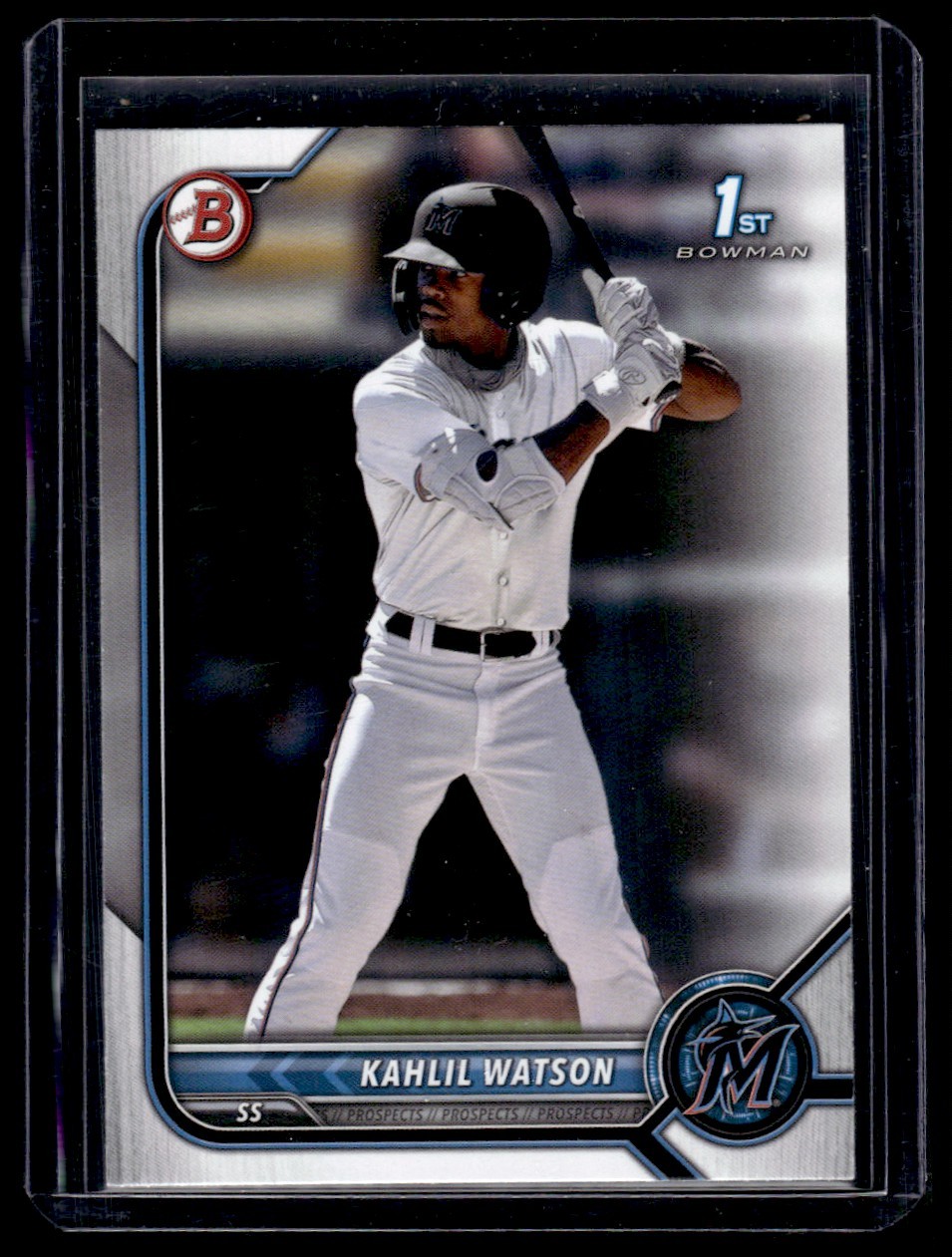 2022 Bowman Prospects Kahlil Watson Miami Marlins #BP-3