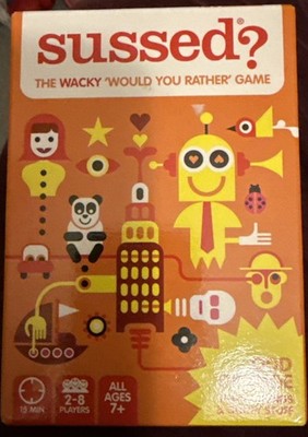Kartenspiel SUSED? The Odd Orange Funny Goofy Things Edition Complete Sealed Card