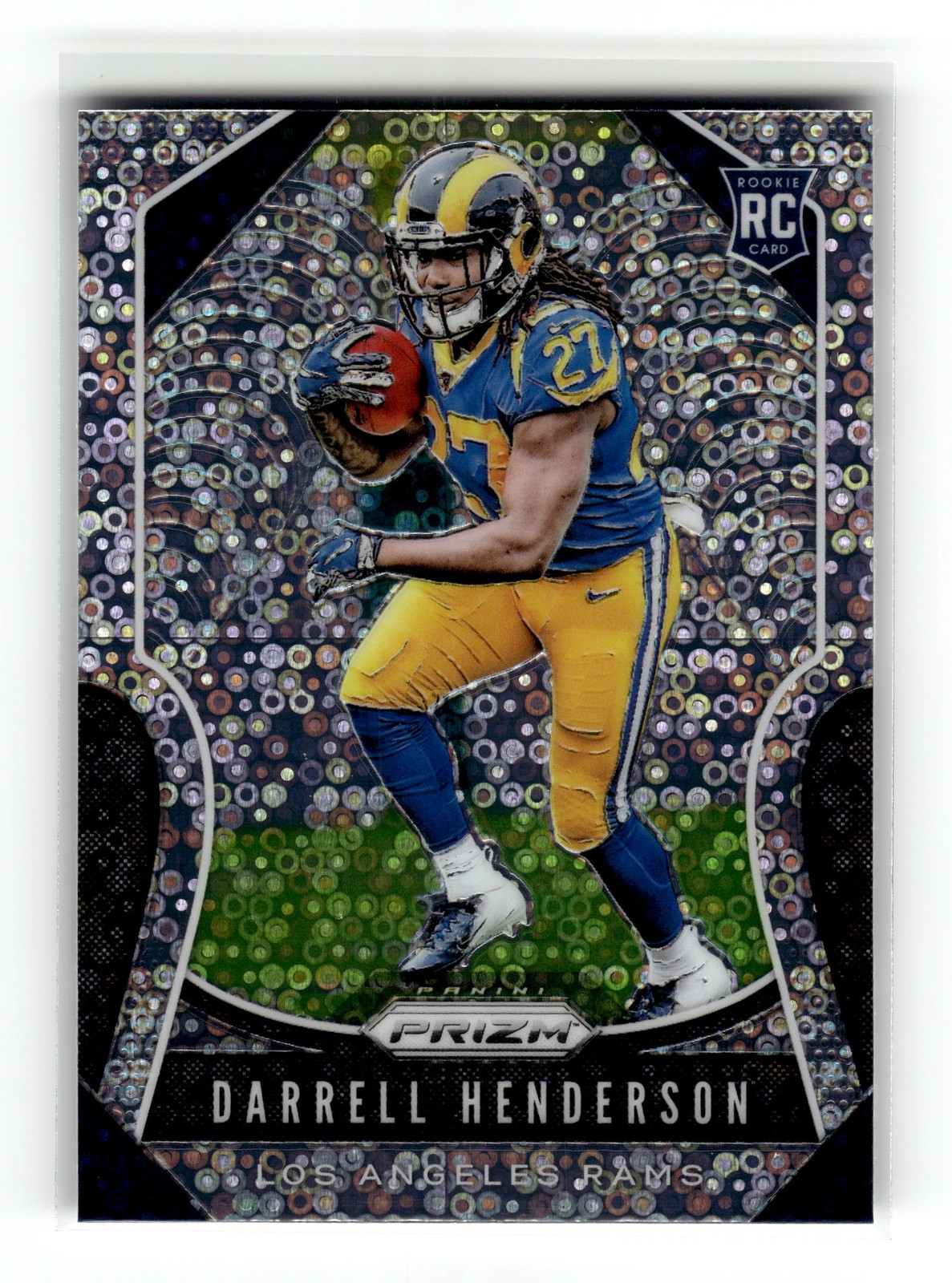 Darrell Henderson 2019 Panini Prizm #330 Rookie Los Angeles Rams Disco RC
