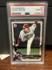 2018 Shohei Ohtani Bowman Rookie 49 (RC) PSA 10 GEM MINT