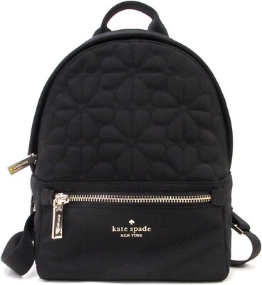 【Kate Spade】Spade Flower Quilted Fabric Small Backpack Spade Flower Quilted Fabric Small Backpack PINK HORIZON
