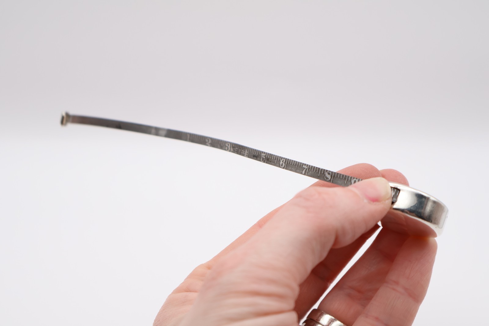 Antique Sterling Silver Tape Measure Hallmarked Birmingham 1905