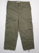 Levis 94 Baggy Cargo Pants Mens 32x30 Green Utility Grunge Skater 90s Streetwear