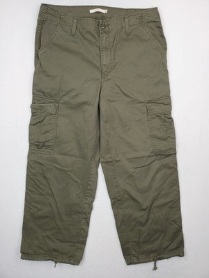 Levis 94 Baggy Cargo Pants Mens 32x30 Green Utility Grunge Skater 90s Streetwear
