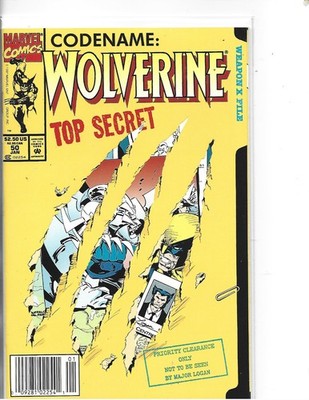 WOLVERINE # 50 * NEWSSTAND EDITION * MARVEL COMICS * 1991 * NEAR MINT