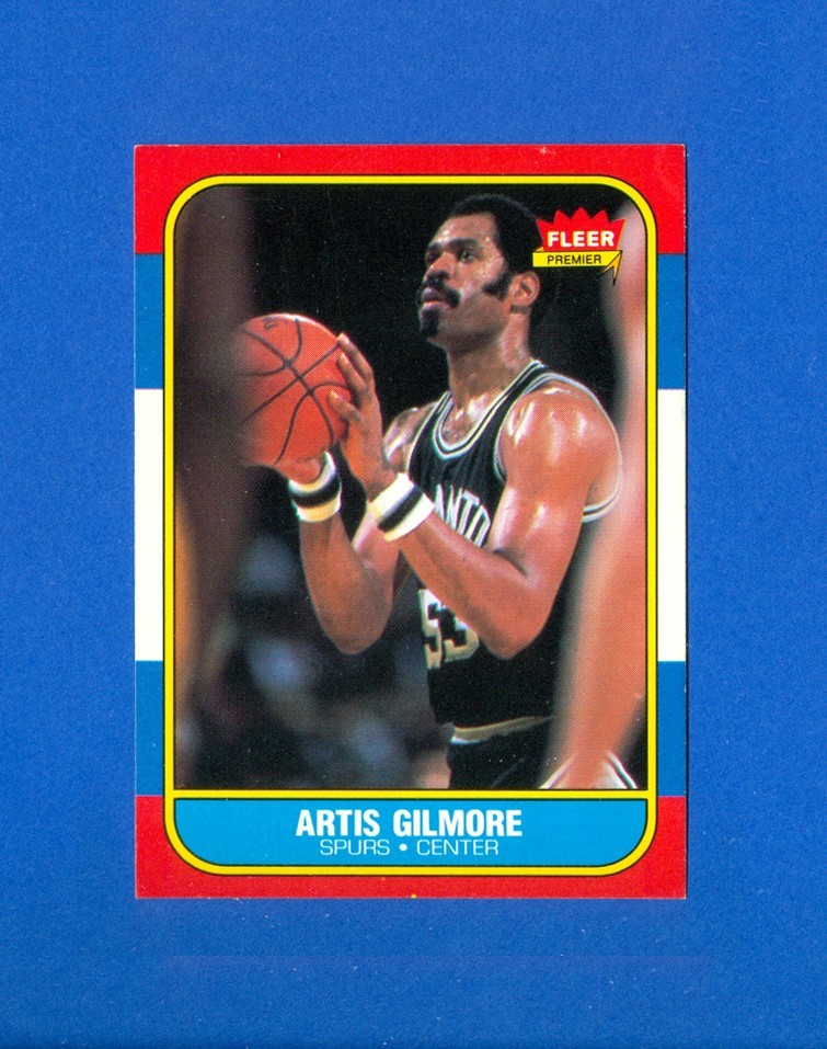 1986/1987 Fleer Basketball#37 Artis Gilmore 86/87 Set Break Card NR/MT Condition