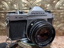ASAHI PENTAX K1000 35mm SLR Camera with Pentax-M 50mm f/1.7 SMC Lens