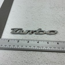 Oem Turbo Vintage Emblem Badge Logo Nameplate Name Plate Insignia Kl2