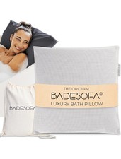 BADESOFA Medium Luxury Bath Pillow Grey Brand New