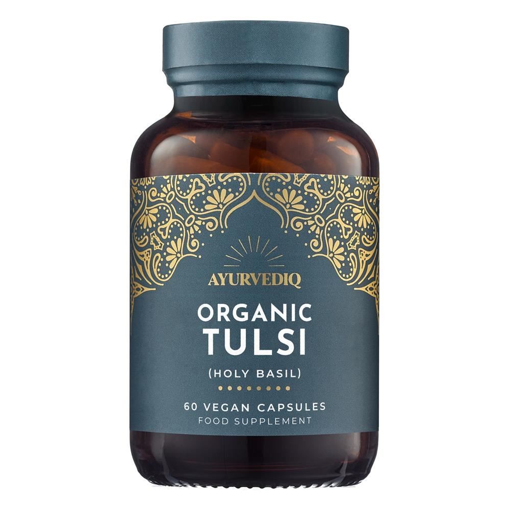 Ayurvediq Wellness Tulsi (Holy Basil) Capsules 60 Capsules - Image 3